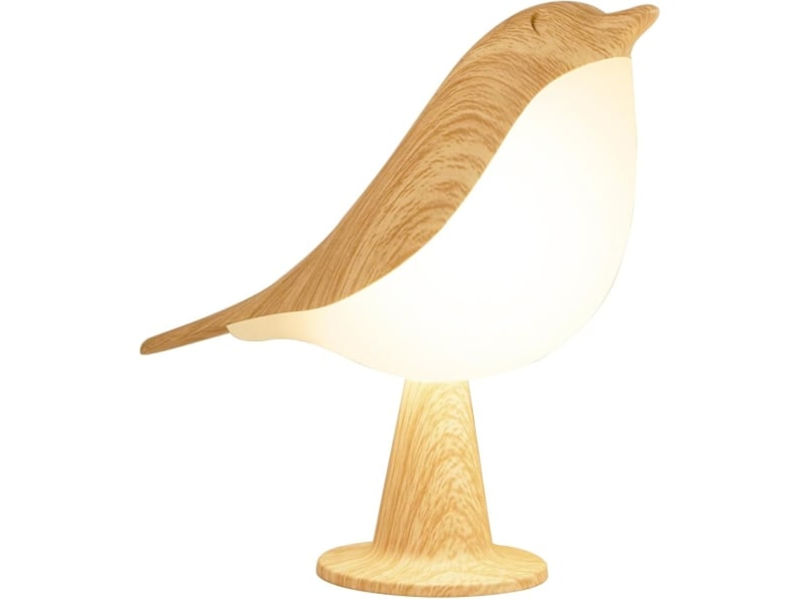 Luminária de Cabeceira Sensível Ao Toque, Pequena e Regulável, com 3 Níveis de Brilho, em Formato de Pássaro, para Quarto BRILVIBERA (kit Fy)
