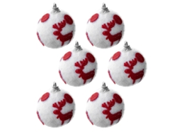 Laxiscreed Bola De Natal Decorativa Com Sequin E Espuma Para Decoração De Árvore De Natal