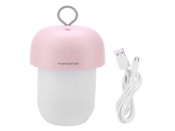 Laxiscreed Umidificador Doméstico Portátil Com Luz Noturna, Usb E Bateria Integrada