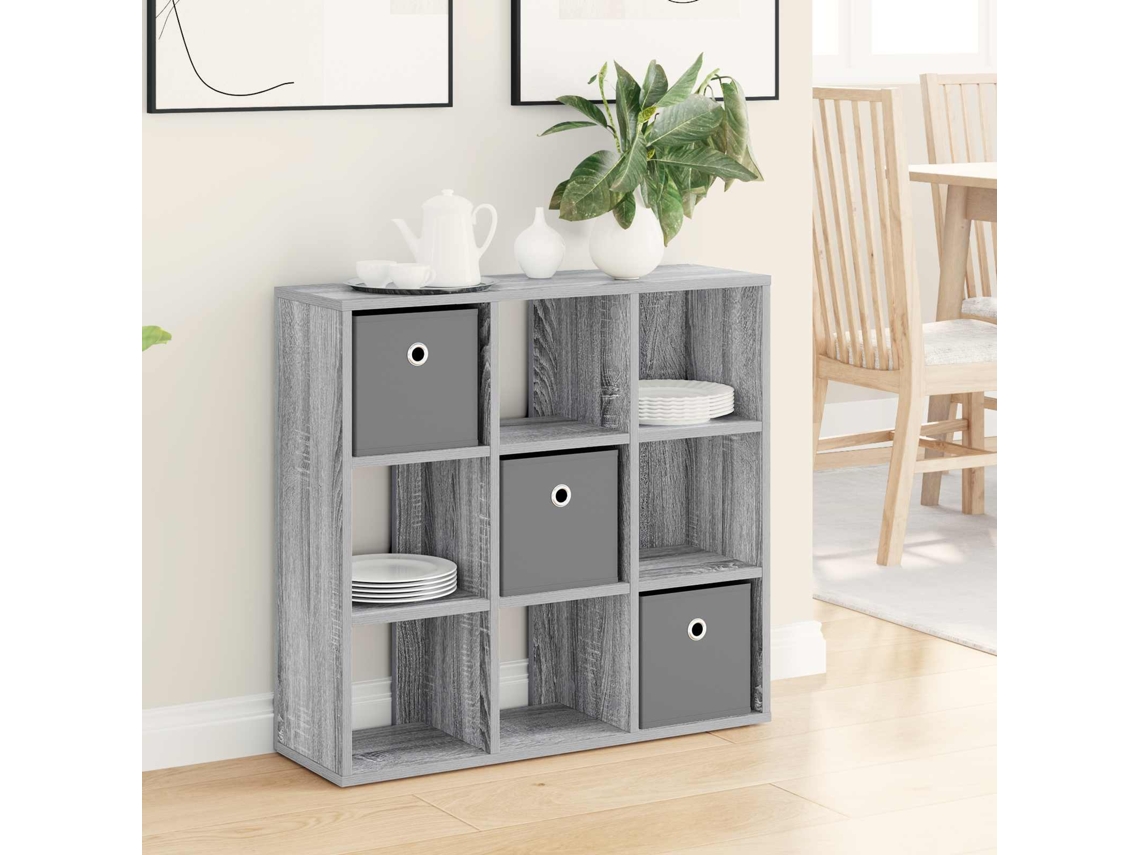 Vidaxl Buffet Com Gaveta Cinza Sonoma 73,5 X 24 X 69,5 Cm
