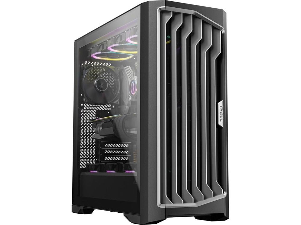Gabinete de PC de torre grande com painéis de vidro Antec Performance 1 FT RGB