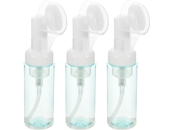Frascos Com Bomba Dosadora De Plástico Leve, Pacote Com 3 Unidades, Para Espuma, 60ml, Verde Claro