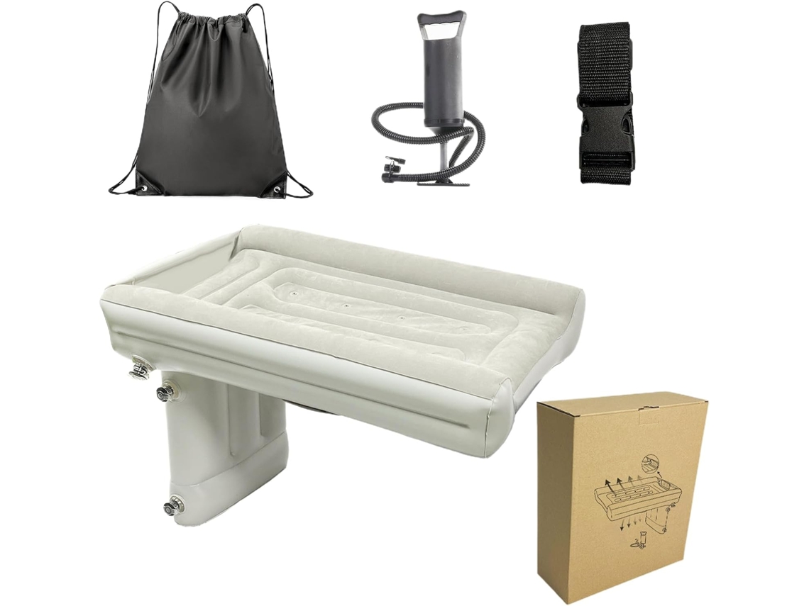 Cama Inflável para Banco Traseiro de Carro com Bomba Ar Portátil Crianças, Ideal Carros, Camping, CHABERLU