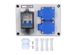 Tomada de Parede Dupla IP66 com RCD | S/MARCA
