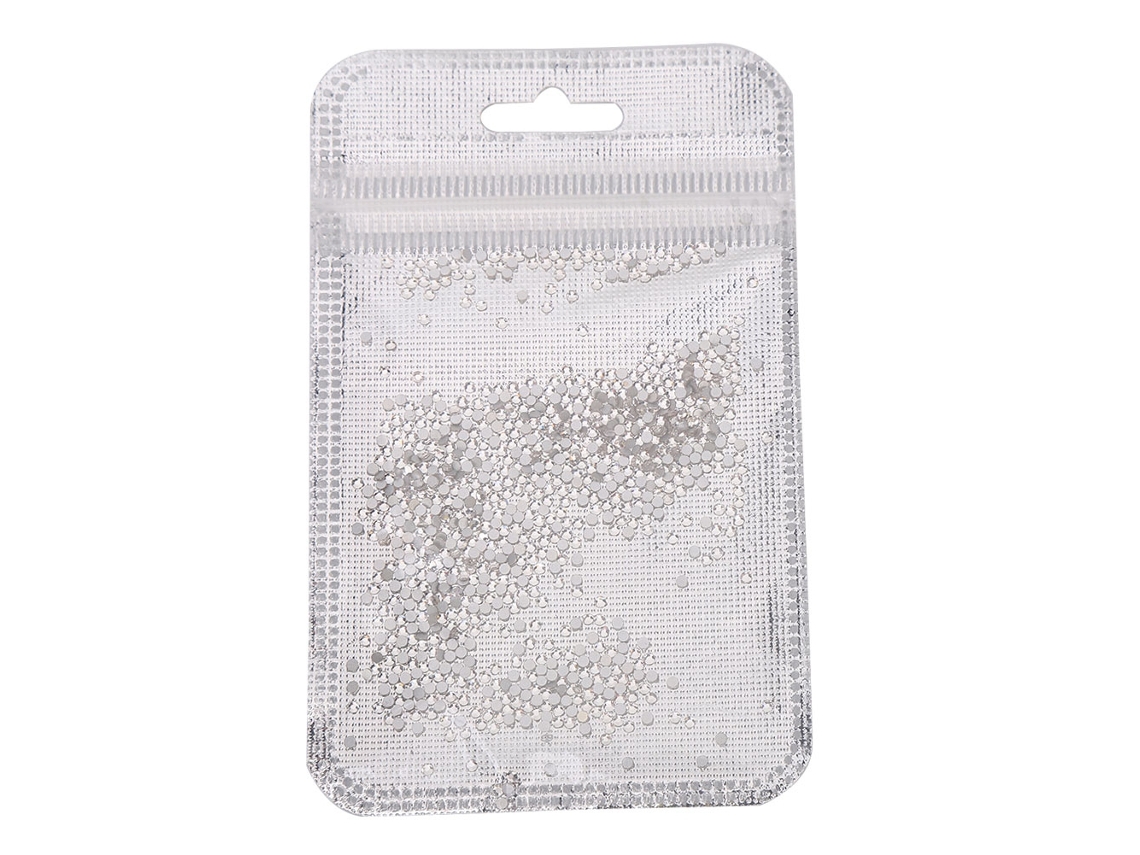 1000 Peças Strass Colorido Para Unhas Com Base Plana Ferramenta De Manicure Artística 01