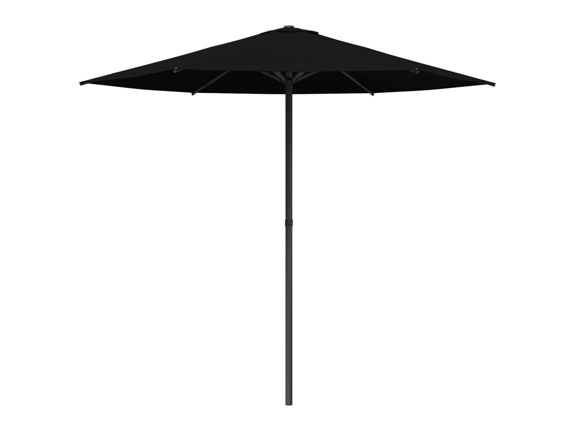 Vidaxl Guarda-sol De Jardim 230 X 230 Cm Poliéster Retangular Preto