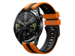 Pulseira De Silicone Vertical Bicolor Para Relógio