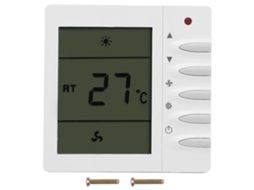 Termostato LCD para ar condicionado central AC220V controle de temperatura prático S/MARCA