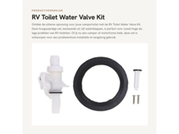 Conjunto De Válvulas De Descarga Rv Para Campaingas - 5 Unidades - Robusto Em Abs - Longa Duração - Válvula De Descarga Para Campaingas