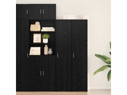 Vidaxl Buffê Carvalho Preto 40 X 42,5 X 185 Cm