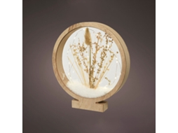 Círculo de Madera Con Microleds 4,30X25X27,5Cm 25 Leds