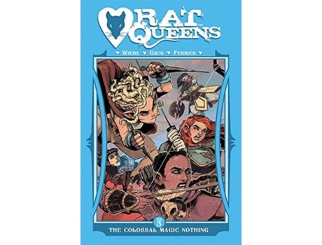 Livro rat queens volume 5: the colossal magic nothing de kurtis j. wiebe (inglês)