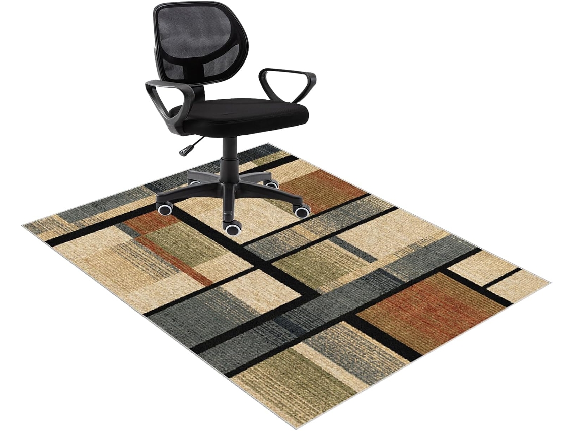 Tapete Protetor 70 X 120 Cm Piso Proteção Pisos Duros, Cadeiras