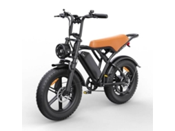Bicicleta Elétrica Todo terreno Motor 250 W Bateria 48 V 15,6 Ah Pneus Largos 20 4 Pol TOOFLY