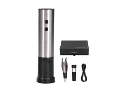 Eyf abridor de Garrafa de Vinho Elétrico Automático Recarregável Usb com Decantador e Rolha de Vácuo