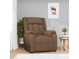 Recliner Chair, Recliner Chairs Vidaxl Marrom Tecido