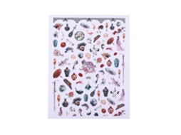 Stickers De Arte De Unhas Impermeáveis Transferência De Água Para Manicure Diy Decoração 495