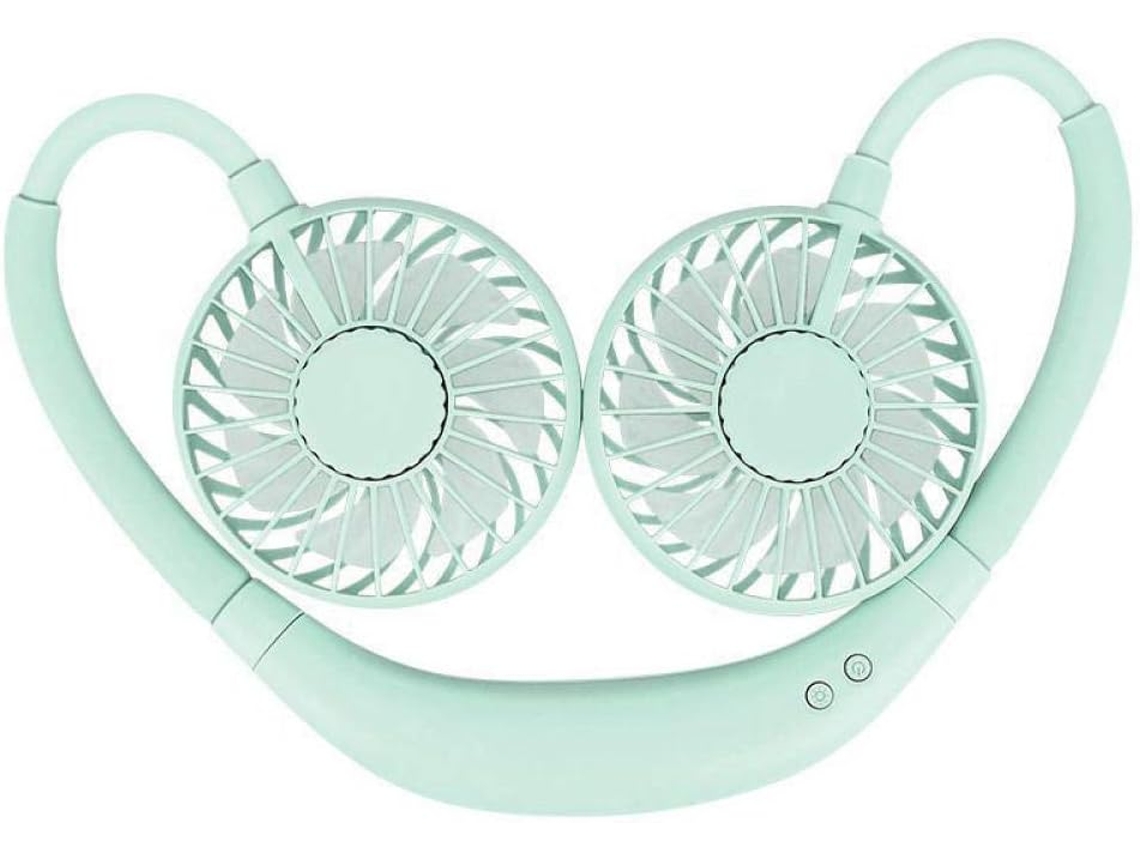 Ventilador USB de pescoço mini portátil S/MARCA, 360g, uso doméstico e externo