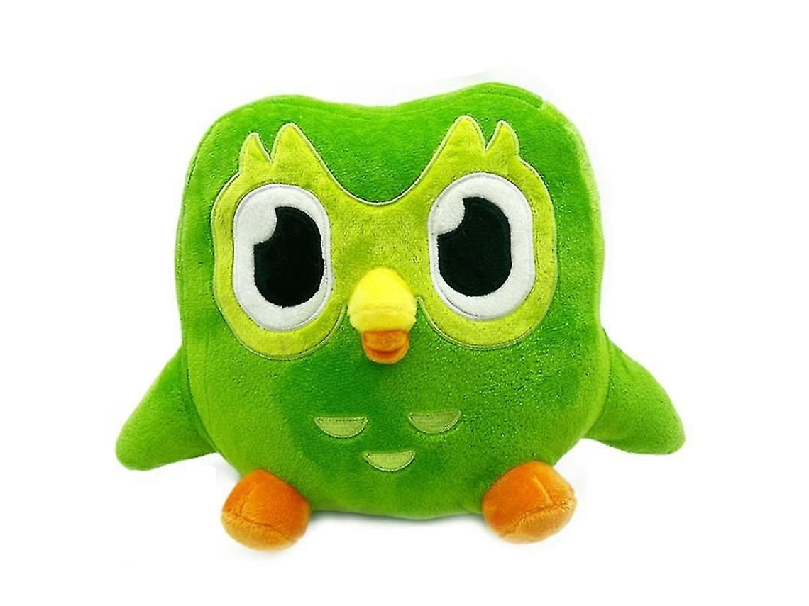 Pelúcia Duolingo Duo Coruja Verde Presente de 10º Aniversário para Crianças | S/MARCA