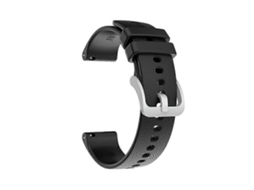 Pulseira De Silicone Prateada De Substituição Para Smartwatches Garmin Venu Sq E Vivomove3