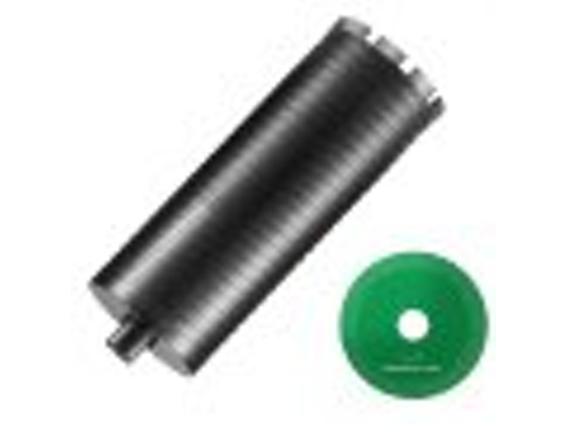 Broca de Núcleo VEVOR Broca de Núcleo de Diamante Úmido/Seco de 4 para Tijolo e Bloco Broca de Núcleo de Concreto com Adaptador de Broca Piloto