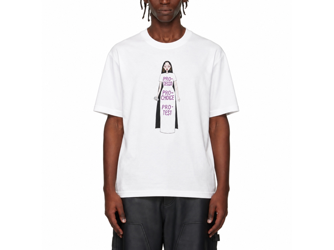 Camiseta Rockinstone Pro-choice Pro-secco Emma Allegretti estilo exclusivo de designer