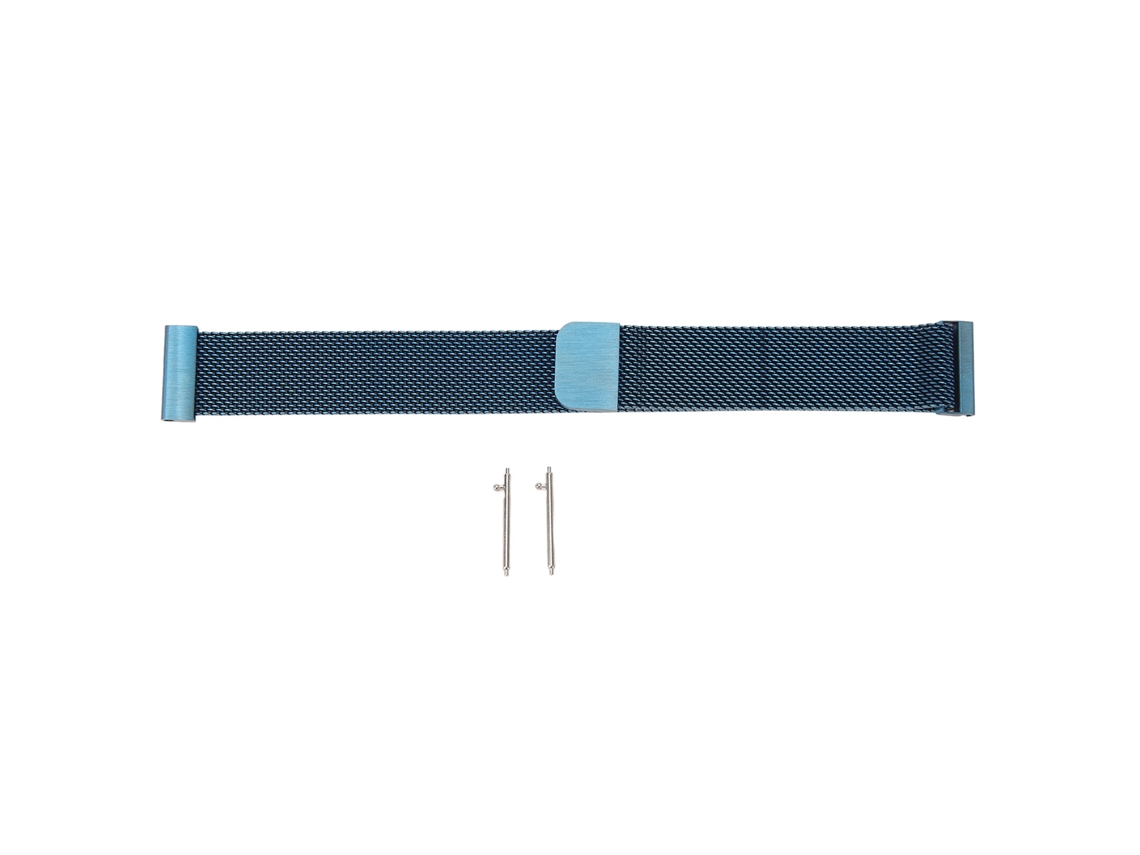 Aetheria pulseira de Relógio de Aço Inoxidável Magnética 18mm para Asus Zenwatch 2 Azul