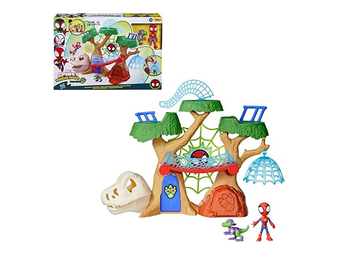 Playset Casassauro Aranha MARVEL (Idade Mínima Recomendada: 3 Anos)
