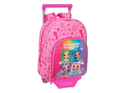 Mochila Escolar Com Rodas Rainbow High Shine (Poliéster 300d Multicolorido)
