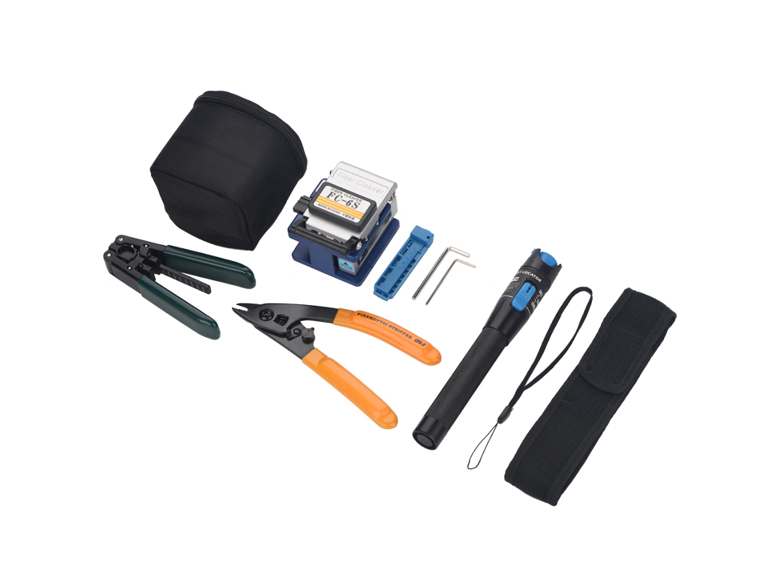 Kit de Ferramentas Fibra Óptica YURU com Cortador Fc 6s