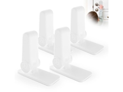 Conjunto De Segurança Para Portas - Set De 2 Unidades - Proteção Para Crianças - Travador - Travador Autoadherente - Qualidade Abs - Fácil De Instalar
