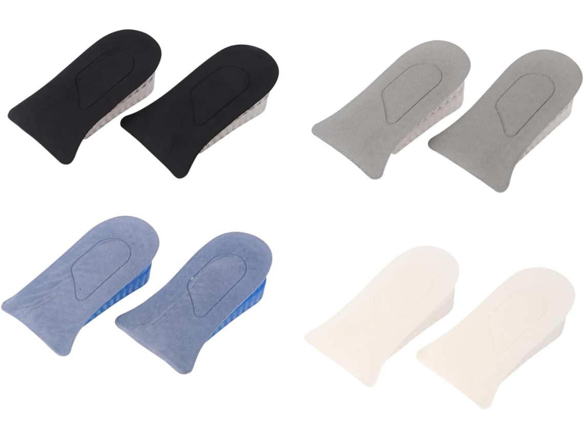 Ipetboom 4-pares De Palmilhas Confortáveis Com Altura Ajustável, Almofadas Para Calçados, Palmilhas Esportivas Com
