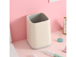 Porta, Canetas Simples, Organizador De Canetas, Pincéis De Maquiagem, Vaso Para Pincéis, Canetas Charmoso, Decoração De Mesa, 1 Unidade(branco Off