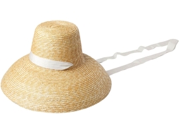 Elegante Chapéu de Palha Trançada À Mão Para A Festa de Amizade, Pulseira Branca, Tamanho Único.