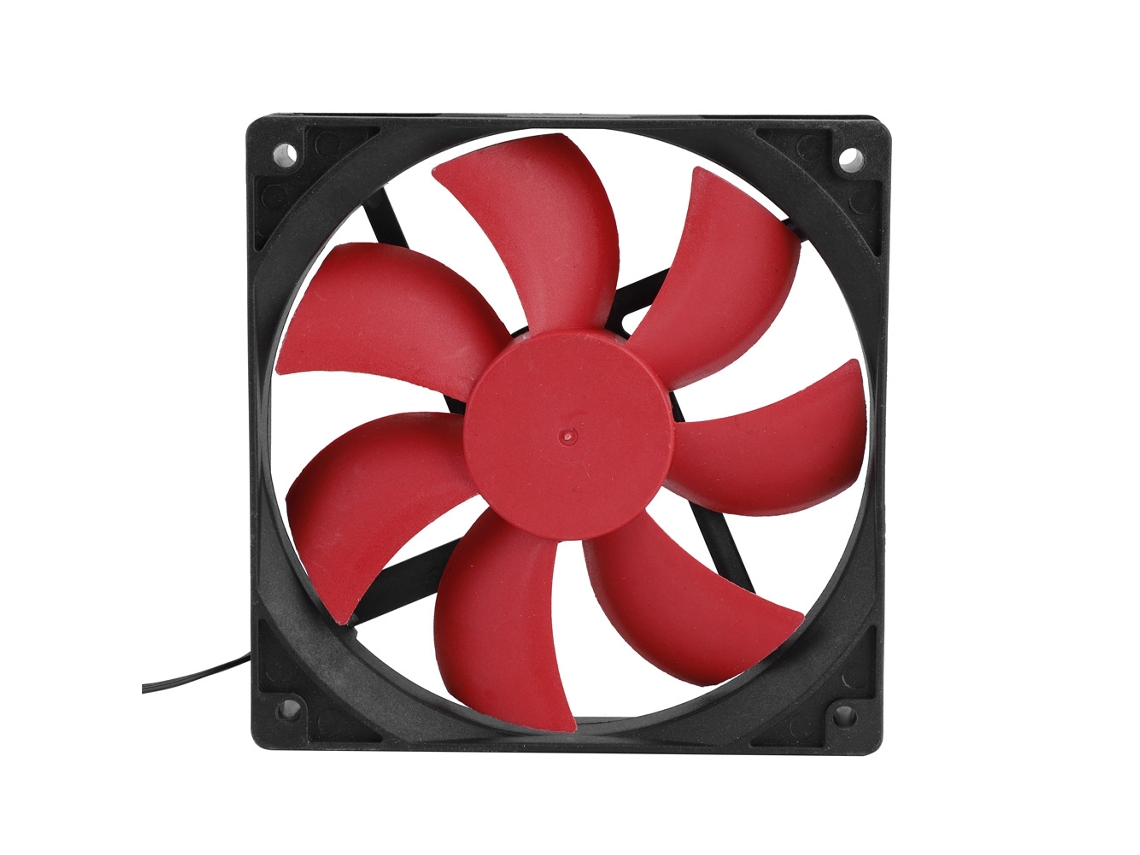 Ventoinha De Resfriamento Para Gabinete De Cpu De Computador Portátil Com 4 Pinos Silenciosa Vermelha Cooler Para Pc
