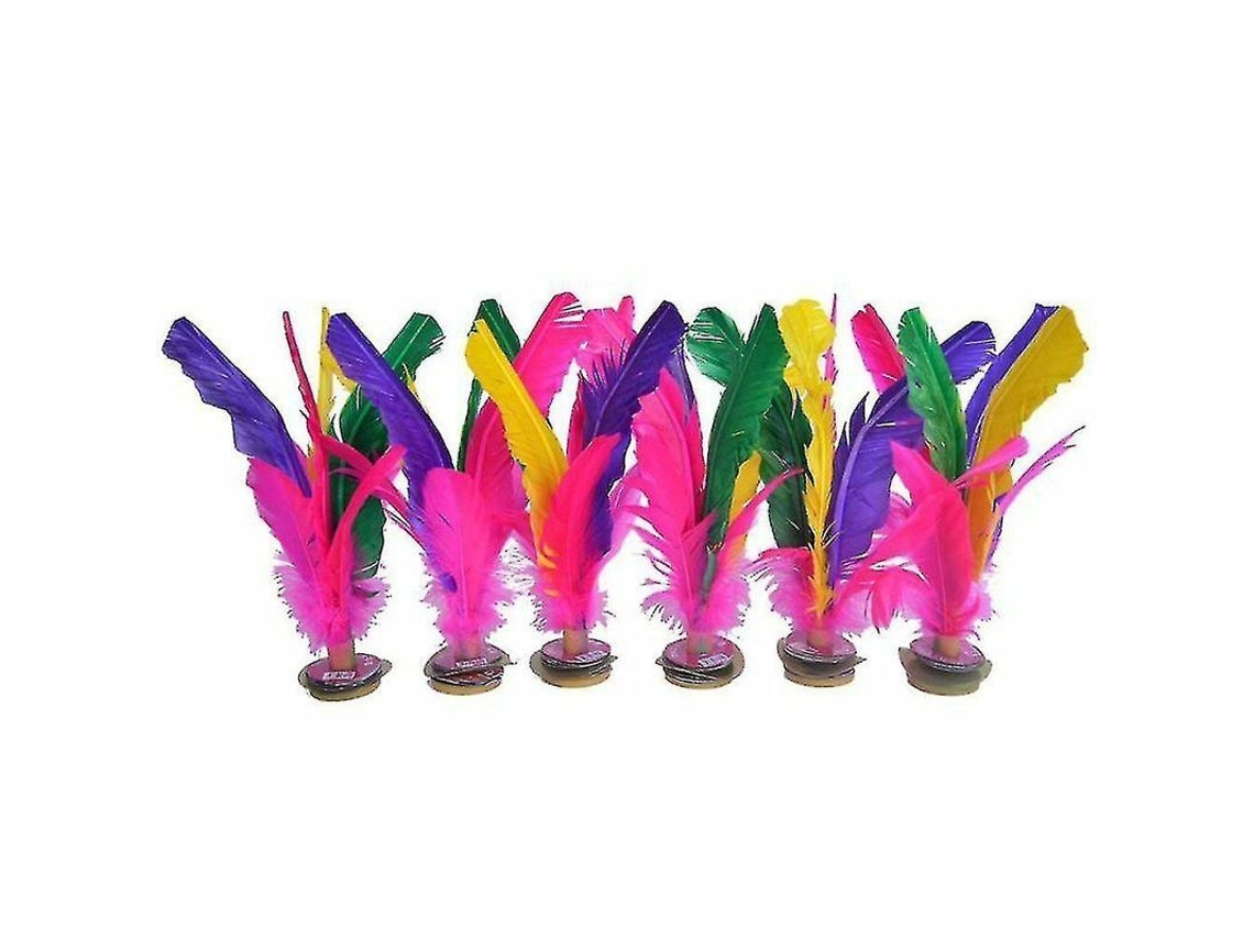 Peças Volante De Plumas Jianzi Esportivo Ao Ar Livre Brinquedo Colorido Para Pé