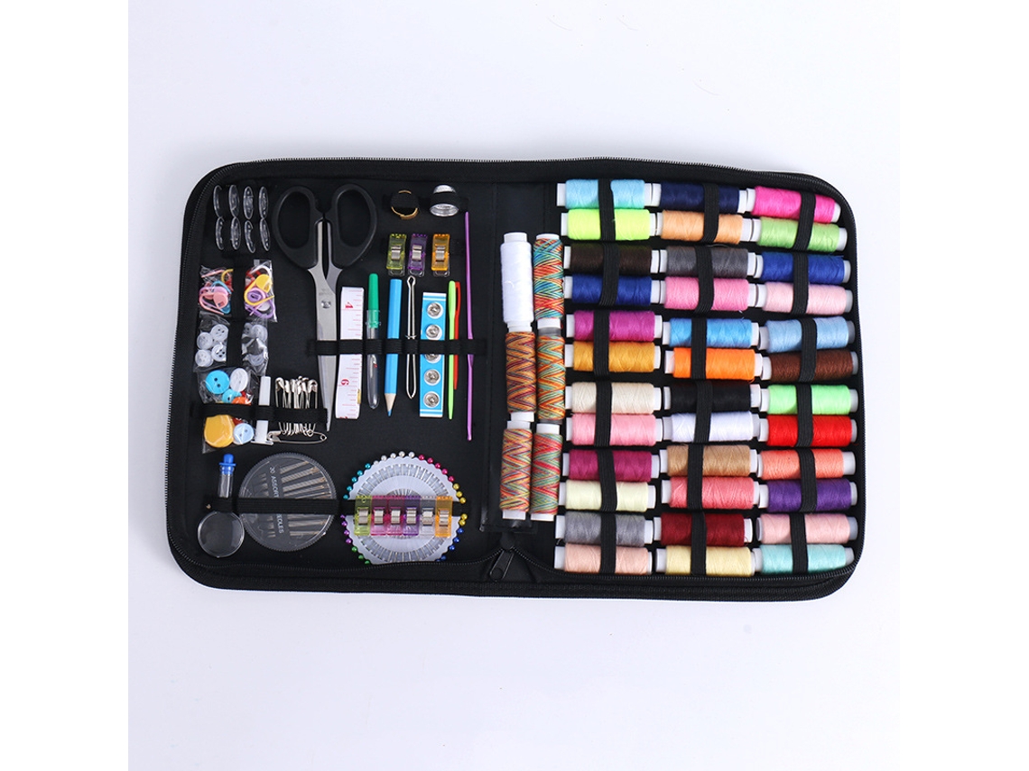 Kit de Costura Portátil com Várias Peças e 226 Itens. AQUAFORGE