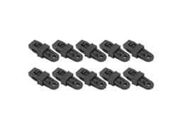 10pcs Grampos De Lona Profissionais Impermeáveis Resistentes Ao Vento Para Tendas Lonas Coberturas De Piscina Toldos Rv Preto