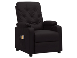 Electric Massage Chair, Electric Massage Chairs Vidaxl Preto Couro Artificial
