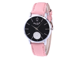 Reloj Analógico De Cuarzo Con Correa Pu Para Mujer, Regalo De Amor (rosa)
