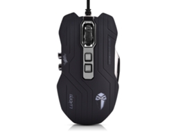 Rato Gamer (programável 3200dpi) marca Autorizada Luom G5 Rato Gamer Com Fio Programável (preto)