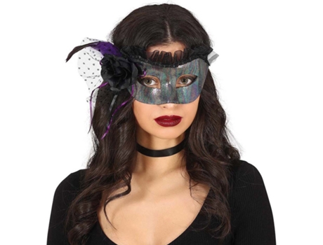 Máscara GUIRCA Prata Com Véu