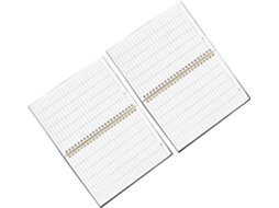 Carnet De Comptes Double Spirale Couverture Pp Lot De 2