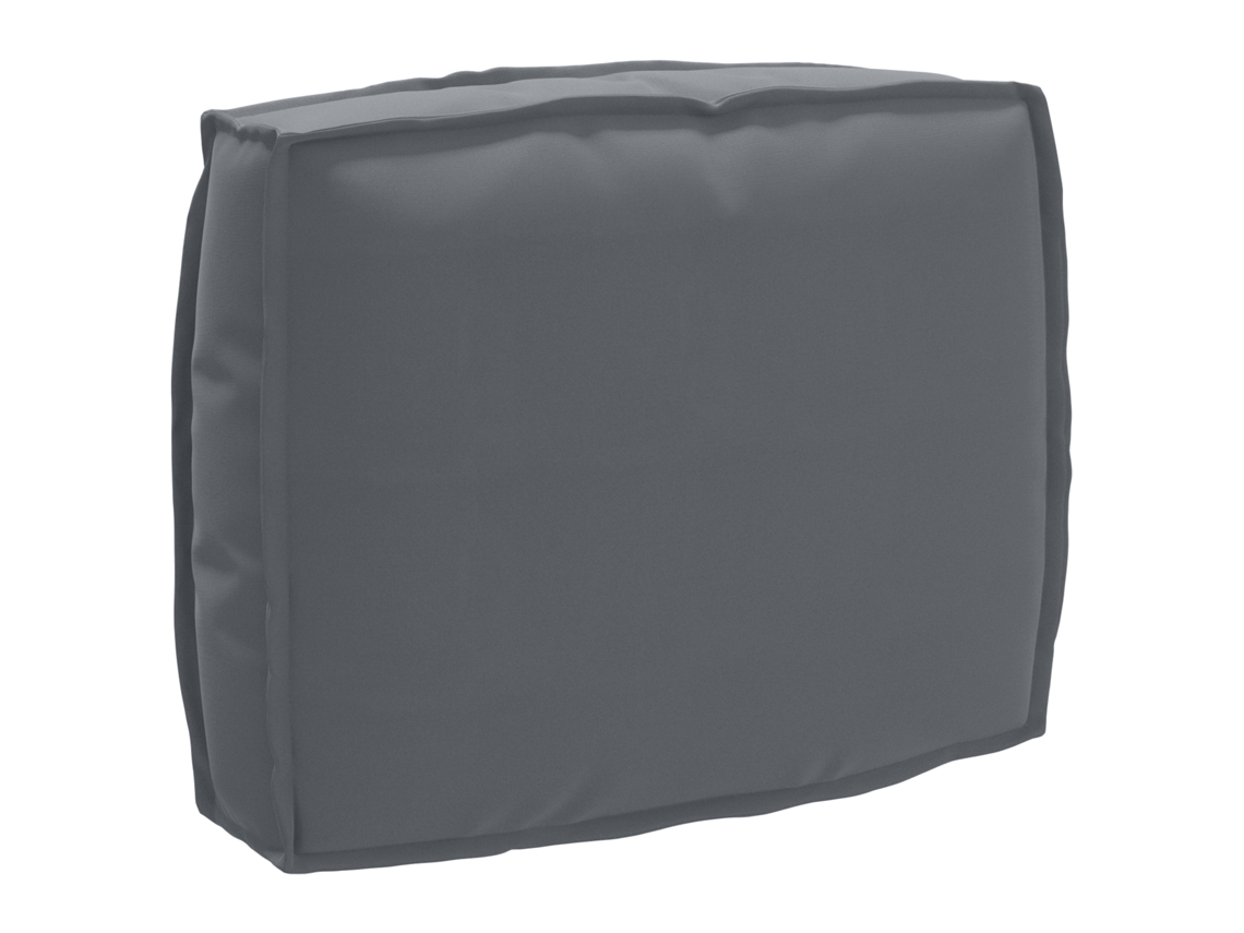 Conjunto 1 Almofada Decorativa Vidaxl Antracite Oxford (50 X 40 X 12 Cm)