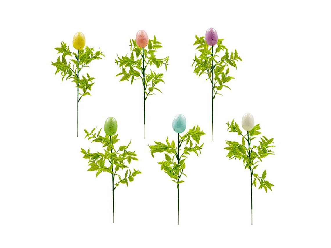 Laxiscreed Pack Com 6 Cores Para Páscoa - Imitação De Ramos, 6 Peças Por Cor