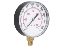 Manômetro de vácuo de escala dupla 0-2000 kPa 0-300 psi Mini manômetro de pressão com mostrador