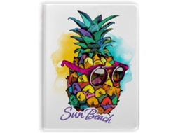 Carnet De Notas Com Sopa De Cobertura Motivo Frutas Tropicais