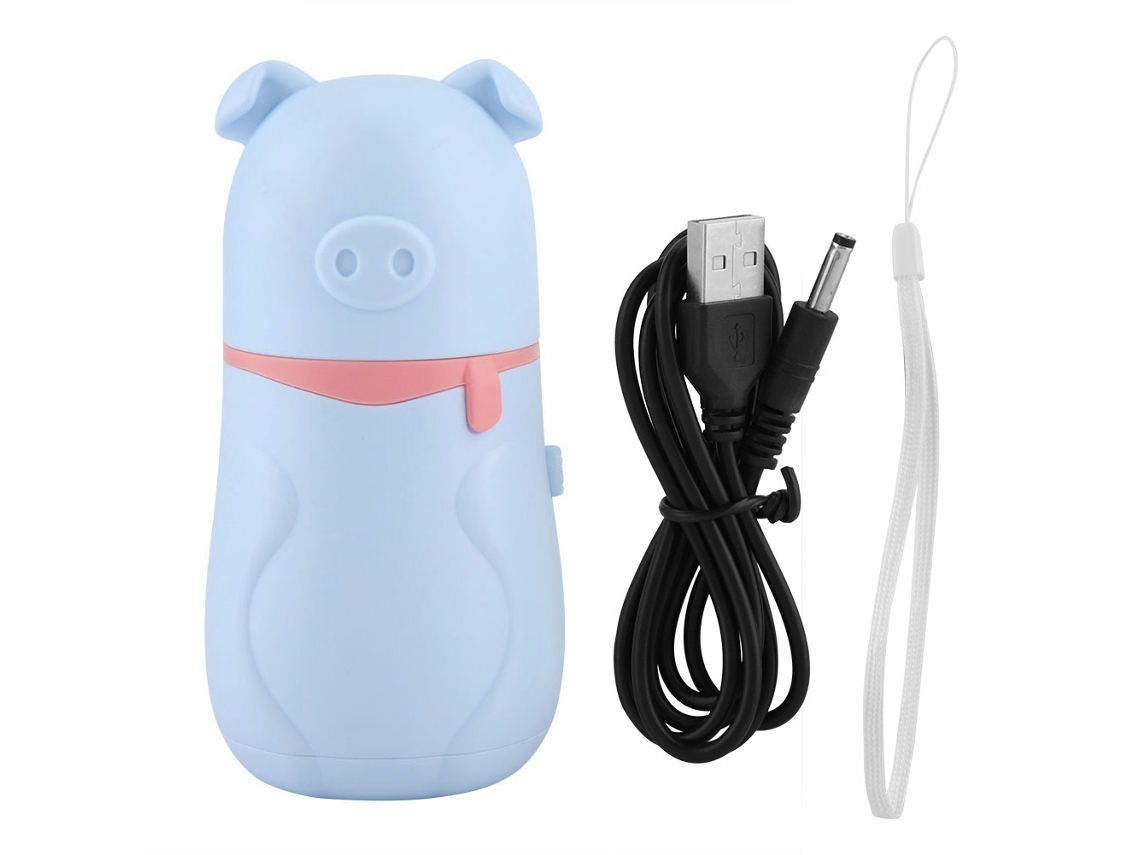 Ventilador Mini Portátil Usb Recarregável Azul para Escritório