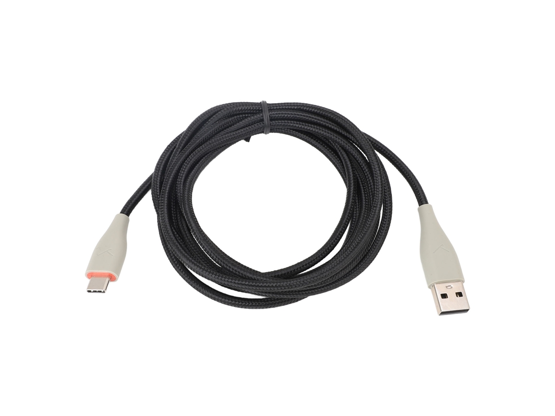 Cabo De Substituição Para Fones De Ouvido 2m Ofc Usb Type C Para Mmx150 Cinza