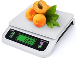 Balança Eletrônica de Cozinha 30 Kg/1 G, Digital para Alimentos, Ideal para Confeitaria Caseira AQUAFORGE
